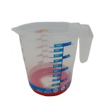 Graded jug, 1000 ml, plastic, with handle